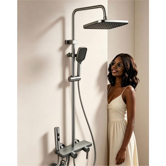 L199-NGN Gray shower set ,china